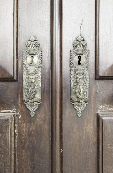 Vieille porte en bois — Photo