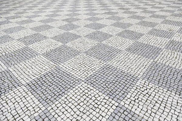 Lizbon tipik taş zemine — Stok fotoğraf