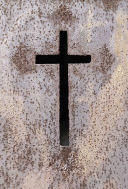 eski paslı metal çapraz