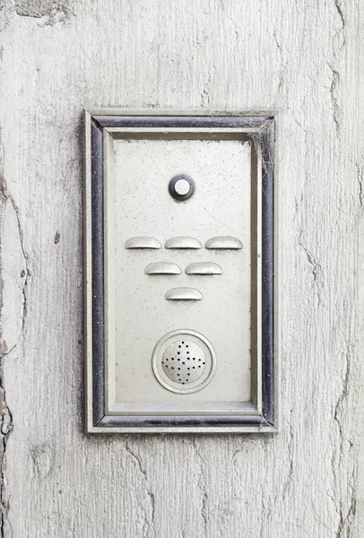 Oude intercom in een huis — Stockfoto