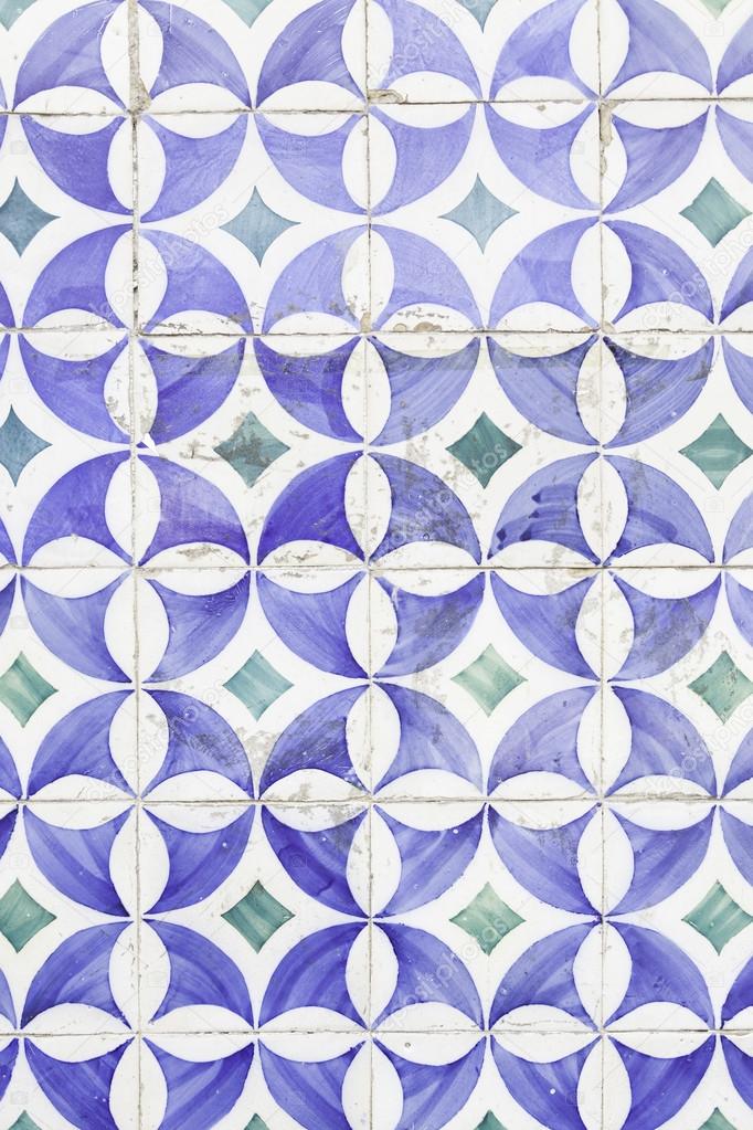 Wall tiles with typical old Lisbon