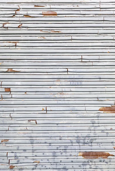 欠け、さびた金属製の壁 — ストック写真