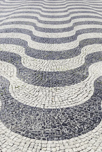 Typical stone floor of Lisbon — Stock Photo, Image