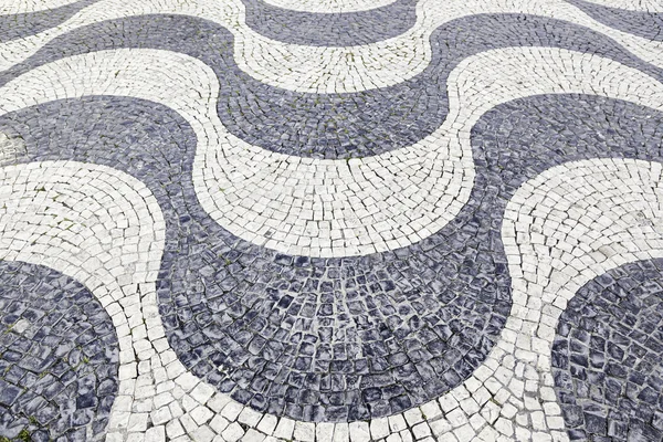 Typical stone floor of Lisbon — Stock Photo, Image