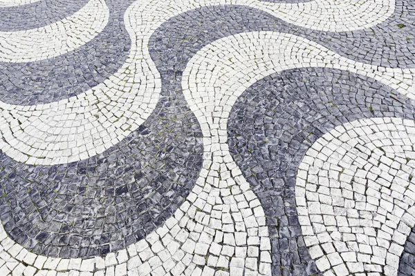 Piso de pedra típico de Lisboa — Fotografia de Stock