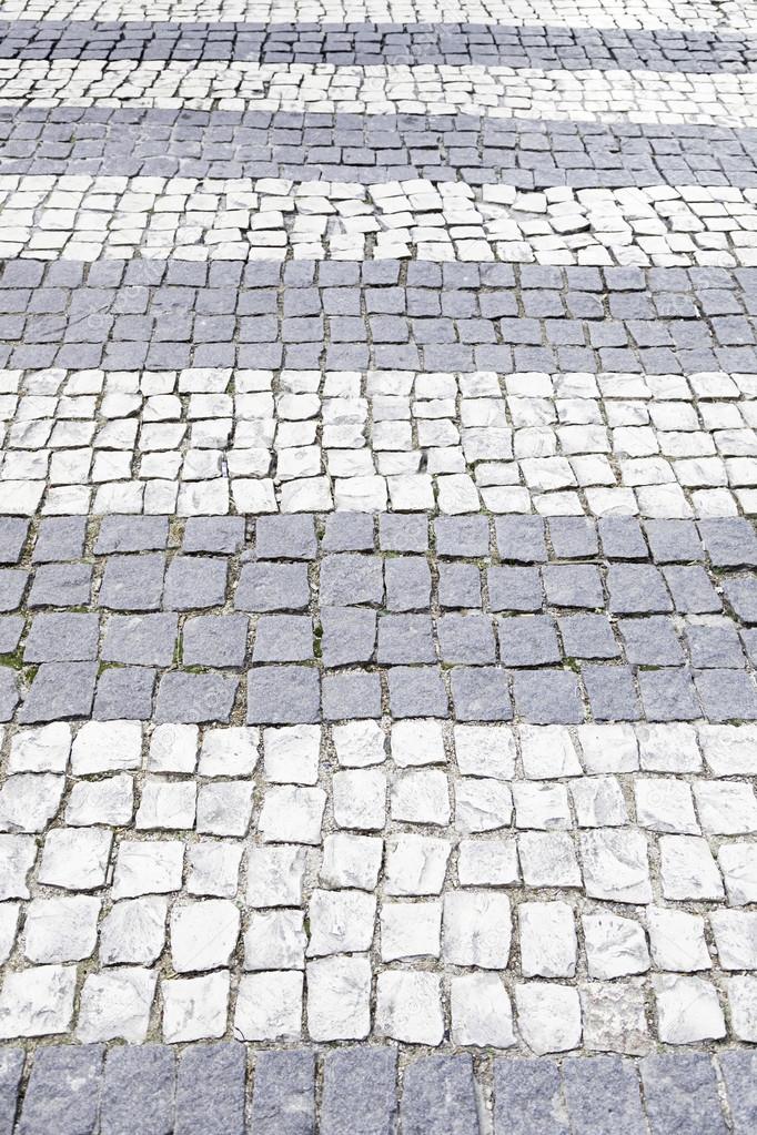 Typical stone floor of Lisbon