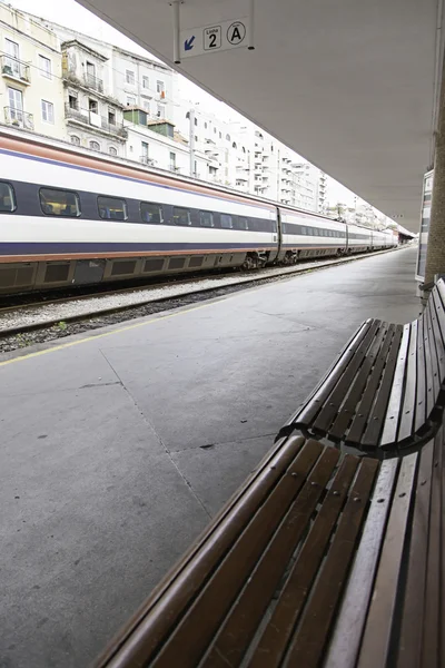 Stazione ferroviaria in città — Foto Stock