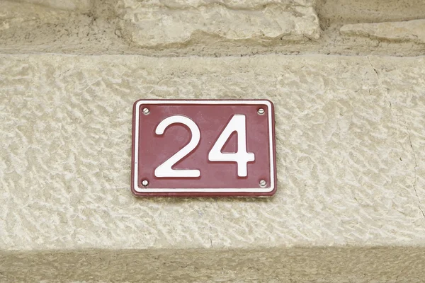 Número veinte en la pared de una casa —  Fotos de Stock