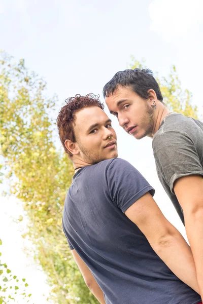 Gay paar — Stockfoto
