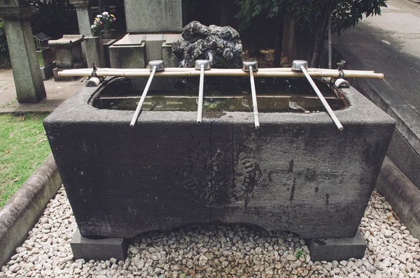 Fuente de purificación en Japón — Foto de Stock