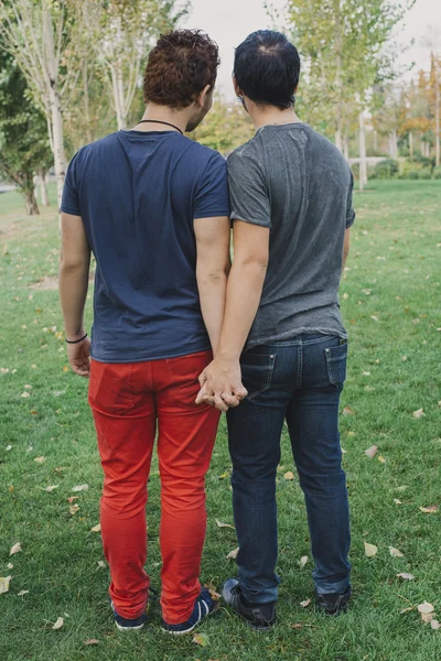 Gay paar — Stockfoto