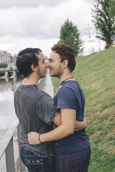 Gay paar — Stockfoto