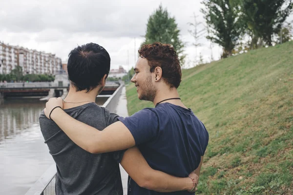 Casal gay — Fotografia de Stock