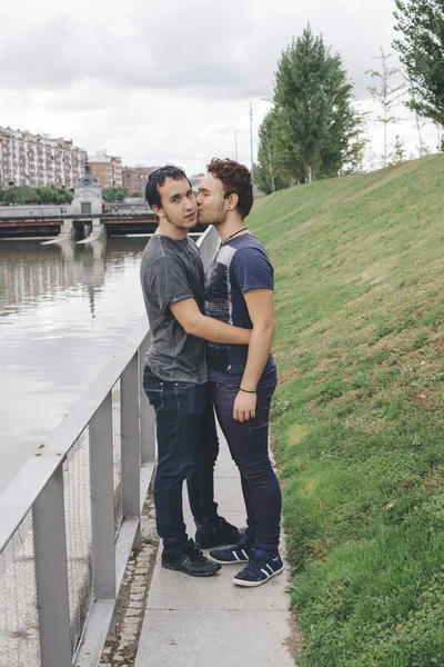 Coppia gay — Foto Stock