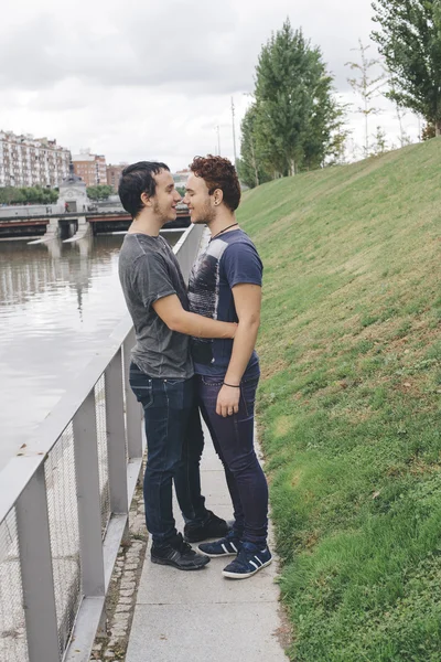 Coppia gay — Foto Stock