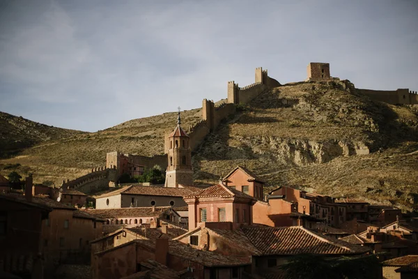 Slottet i Albarracín, spain — Stockfoto