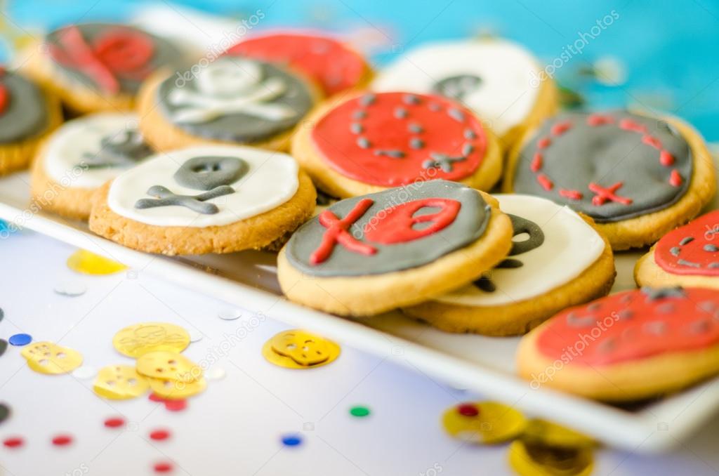 pirate party cookies