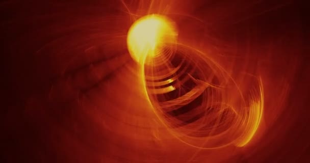 Animation de particules numériques des effets de lumière en 4K 