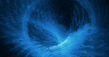 4 k ışık efektleri dijital parçacık animasyon