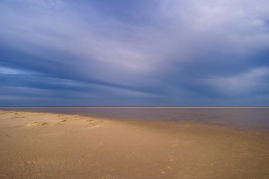 Beach, St. Peter-Ording üzerinde Almanya