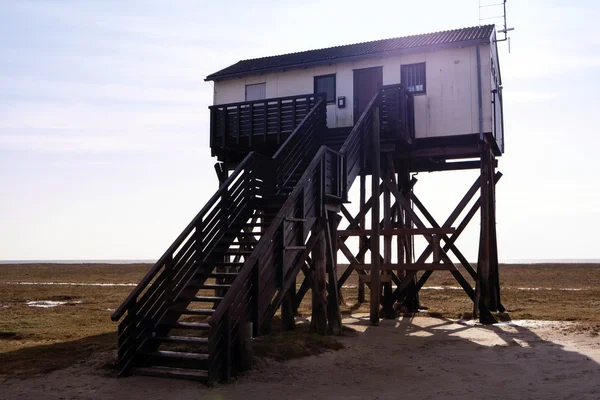 Beach, St. Peter-Ording üzerinde Almanya — Stok fotoğraf