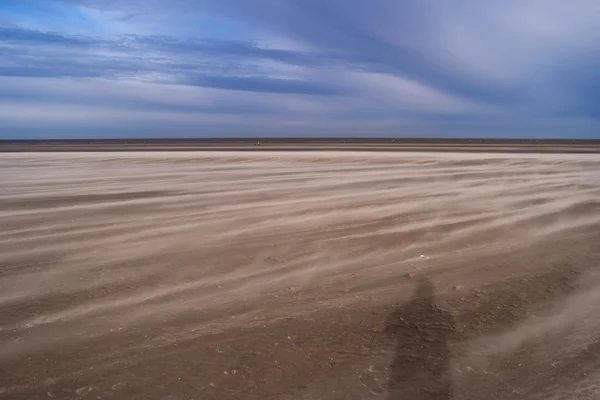 Pláž Peter Ording Německu — Stock fotografie