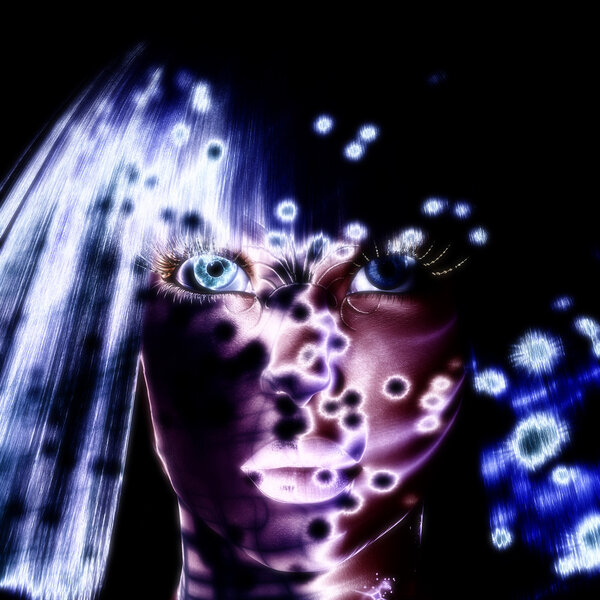 Digital Rendering of a Girl