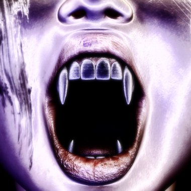 3D çizim; bir vampirin 3D render