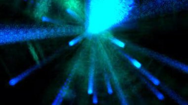 Bir kaleydoskopik Mandala Dijital Canlandırması