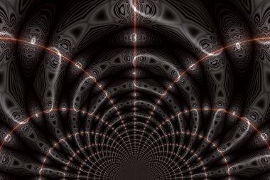 Soyut bir psikedelik arkaplanın sanatsal çizimi