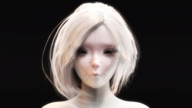 Dönüşen Yüzün Sanatsal 3D Canlandırması