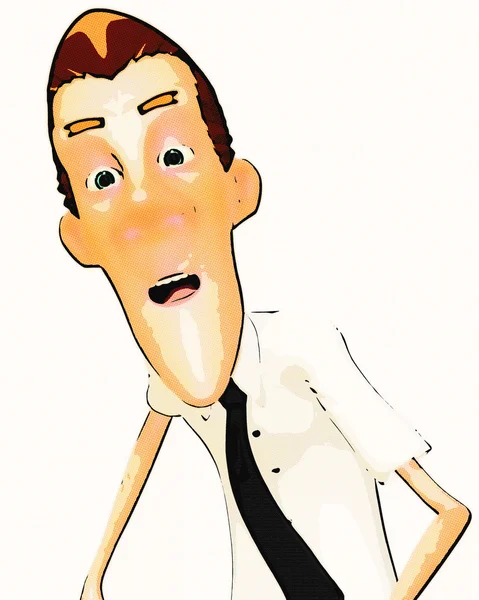 Cartoon Man — Stock Photo, Image