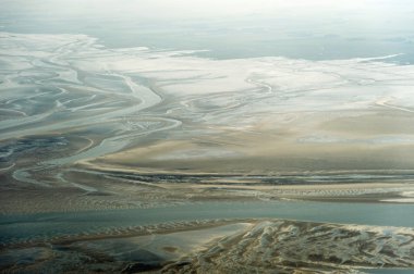 havadan görünümden'ın kuzeyinde schleswig-holstein wadden Denizi Ulusal Parkı