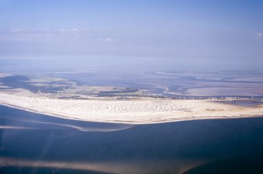 havadan görünümden'ın kuzeyinde schleswig-holstein wadden Denizi Ulusal Parkı