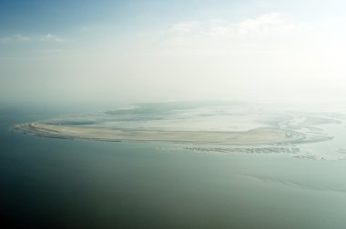 havadan görünümden'ın kuzeyinde schleswig-holstein wadden Denizi Ulusal Parkı