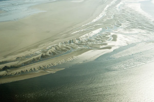 Havadan Görünümden Almanya Nın Kuzeyinde Schleswig Holstein Wadden Denizi Ulusal — Stok fotoğraf