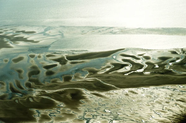 havadan görünümden'ın kuzeyinde schleswig-holstein wadden Denizi Ulusal Parkı