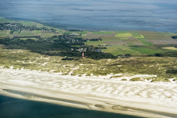 havadan görünümden'ın kuzeyinde schleswig-holstein wadden Denizi Ulusal Parkı