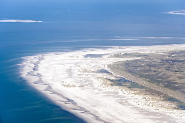 Luchtfoto Van Duitse Deelstaat Sleeswijk Holstein Wadden Zee Nationaal Park — Stockfoto
