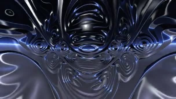 Animatie van een surrealistisch abstract structuur — Stockvideo