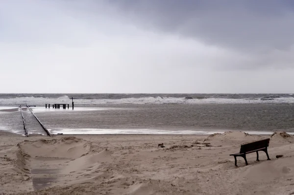 Praia de Amrum — Fotografia de Stock