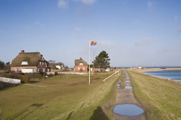 Dike on Amrum — Stock Photo, Image