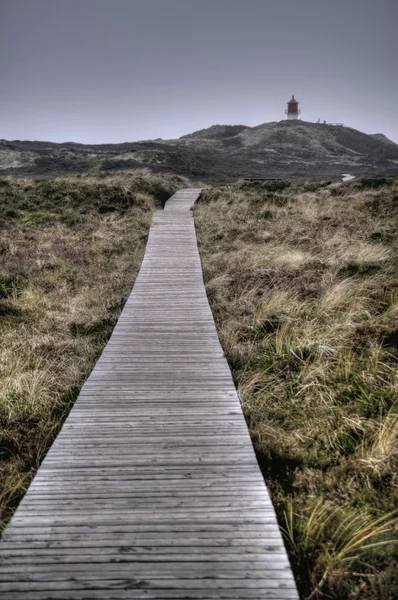 Maják na ostrově Amrum — Stock fotografie