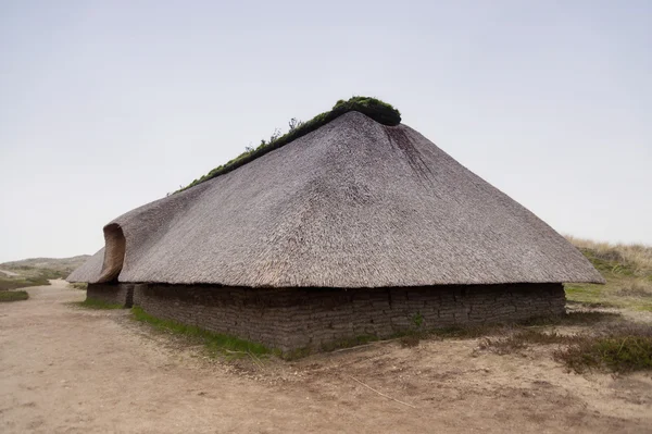 Prehistoric Reconstruction of a Stone Age House — Stock Photo, Image