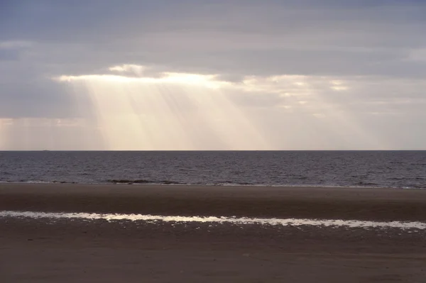 Pláž na ostrově Amrum — Stock fotografie