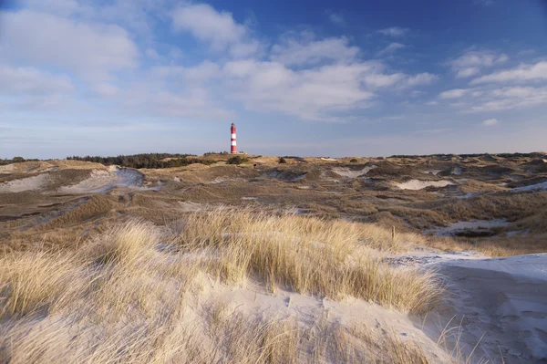 Latarnia morska na wyspie Amrum — Zdjęcie stockowe