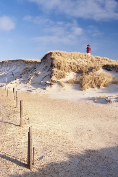 Faro en Amrum — Foto de Stock