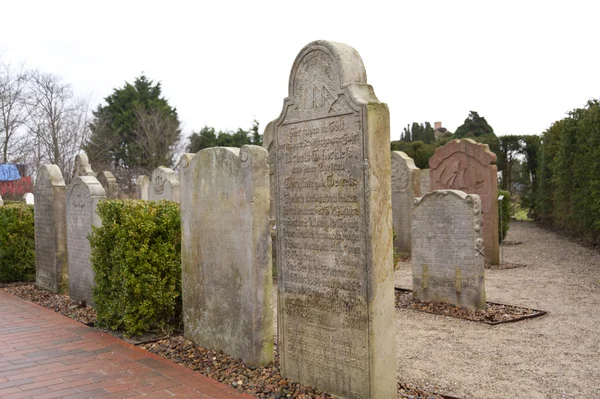 Historic Sailor Tombstones on Amrum — Stock Photo, Image