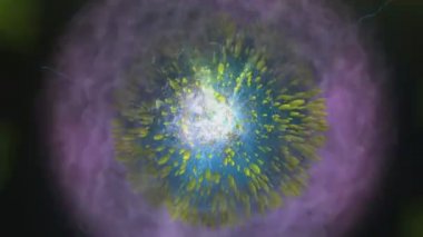 Büyü dijital animasyon yanıp söner