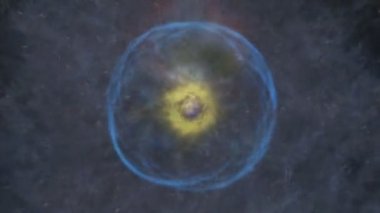 Kozmik bir cehennem dijital animasyon